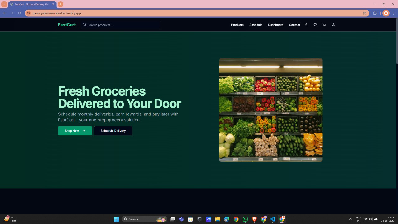 E-Commerce Grocery Webapp